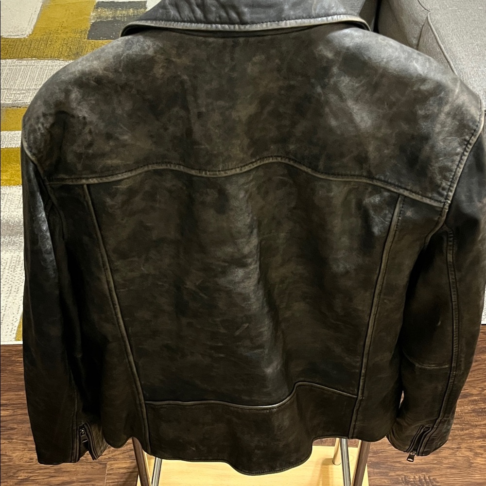 Banana Republic Black Leather Jacket - Picture 4 of 7